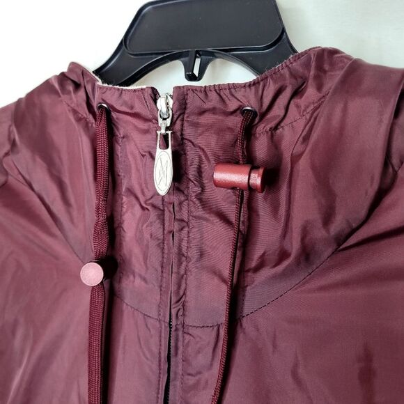 Vintage Virginia Tech Hokies Maroon Windbreaker Hooded Pullover Size Small - Picture 8 of 15